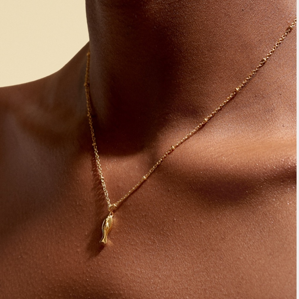 Sardine Pendant Necklace - Picture 2 of 7